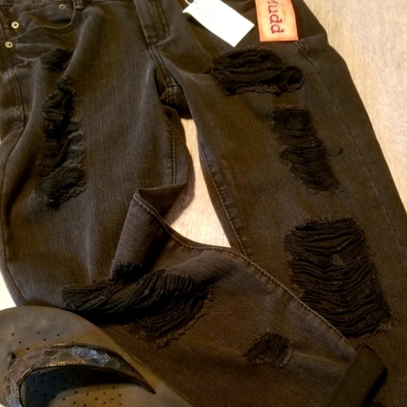 MUDD BLACK JEANS HOLY - Picture 9 of 14